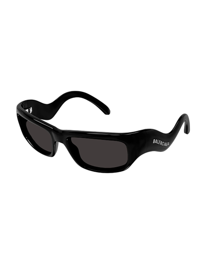 Shop Balenciaga Bb0320s Sunglasses In Black Black Grey