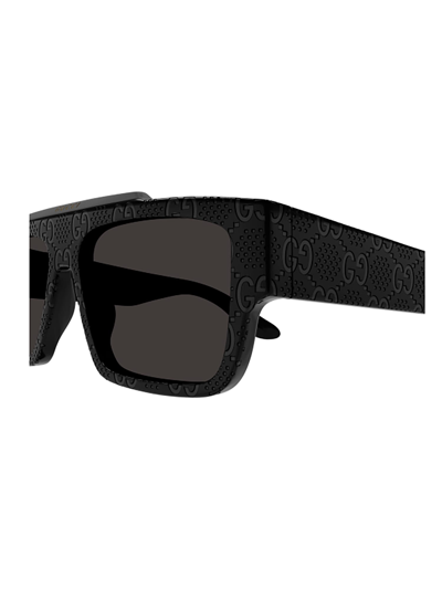 Shop Gucci Gg1460s Sunglasses In Black Black Grey