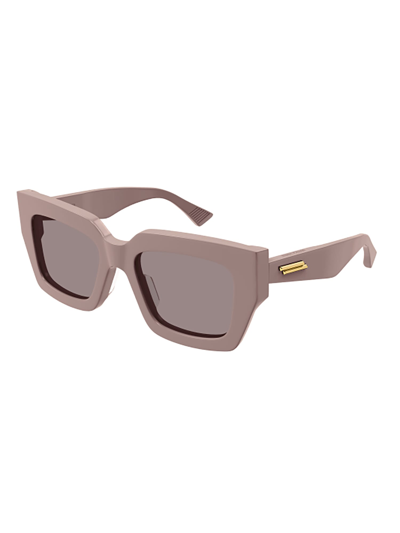 Shop Bottega Veneta Bv1212s Sunglasses In Pink Pink Violet