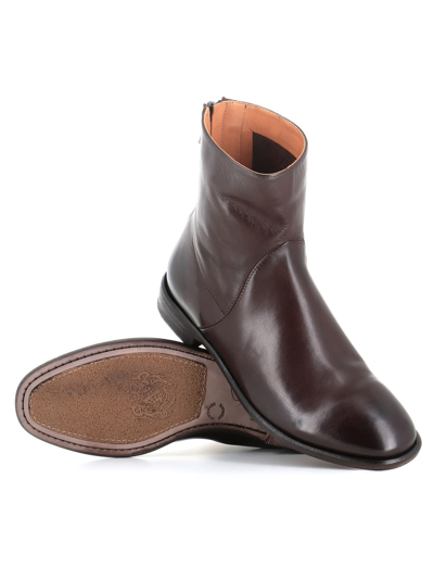 Shop Alberto Fasciani Ankle-boot Homer 89022 In Mahogany
