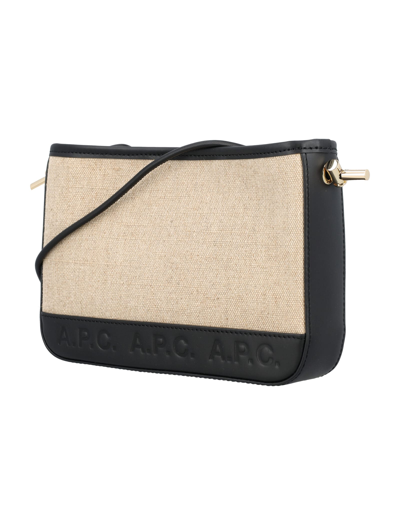 Shop Apc Helene Shoulder Bag In Black