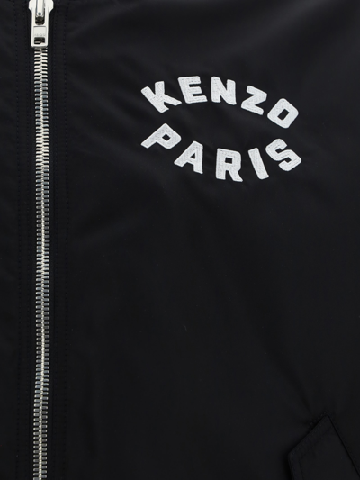 Shop Kenzo College Jacket In Black