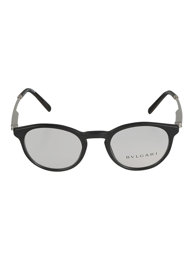 Shop Bulgari Round Rim Glasses In 5313