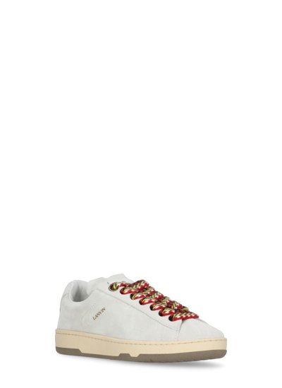 Shop Lanvin Lite Curb Sneakers In White