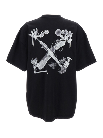 Shop Off-white Scan Arr Over S/s Tee In Black