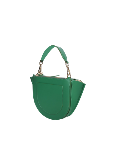 Shop Wandler Hortensia Mini Green Bag
