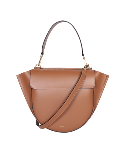 Shop Wandler Hortensia Medium Brown Bag