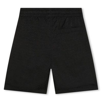 Shop Givenchy Sports Shorts With Monogram In Black