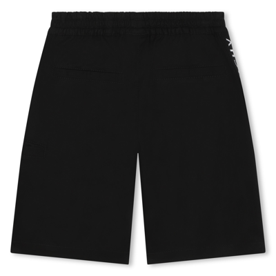 Shop Givenchy Bermuda Shorts With Logo Band In Black