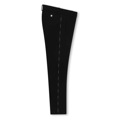 Shop Givenchy Tapered Ceremony Trousers In Black
