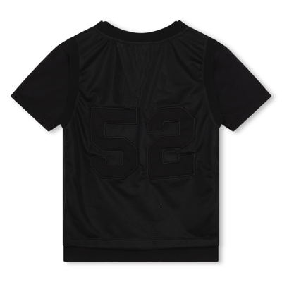 Shop Givenchy Crew-neck T-shirt Set With Print In Black