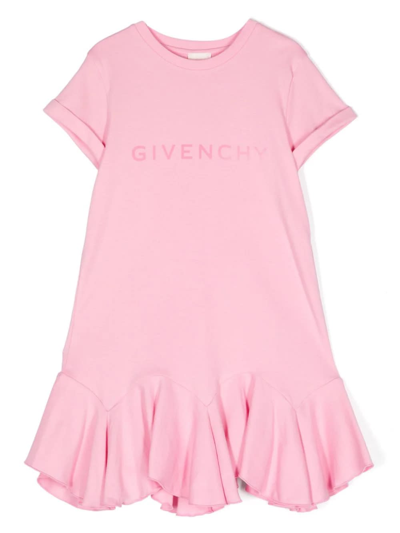 Shop Givenchy Dress With Print In Pink