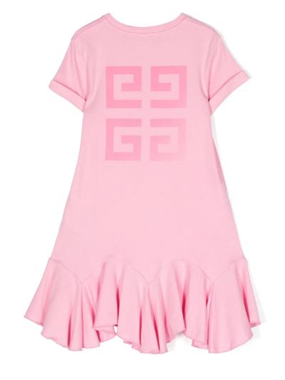 Shop Givenchy Dress With Print In Pink