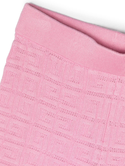 Shop Givenchy Shorts With Jacquard Motif In Pink