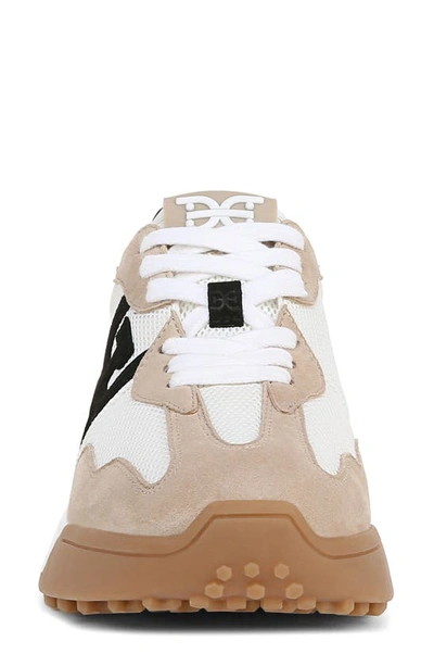 Shop Sam Edelman Langley Sneaker In White/ Tan/ Black