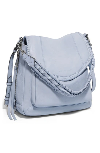 Shop Aimee Kestenberg All For Love Convertible Leather Shoulder Bag In Breeze Blue