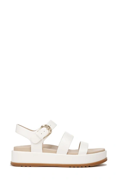 Shop 27 Edit Naturalizer Zizi Platform Sandal In White Faux Leather