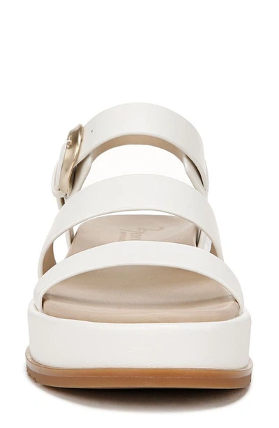 Shop 27 Edit Naturalizer Zizi Platform Sandal In White Faux Leather
