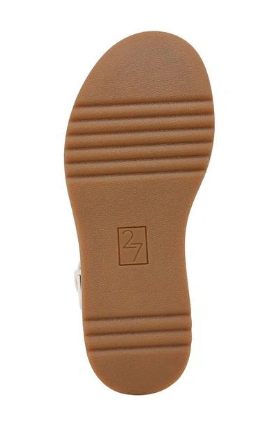 Shop 27 Edit Naturalizer Zizi Platform Sandal In White Faux Leather