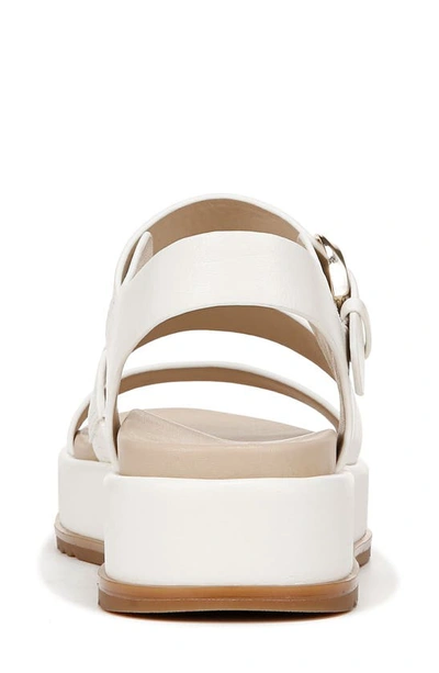 Shop 27 Edit Naturalizer Zizi Platform Sandal In White Faux Leather