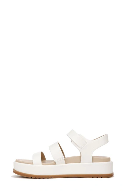 Shop 27 Edit Naturalizer Zizi Platform Sandal In White Faux Leather