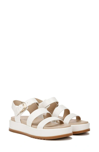 Shop 27 Edit Naturalizer Zizi Platform Sandal In White Faux Leather