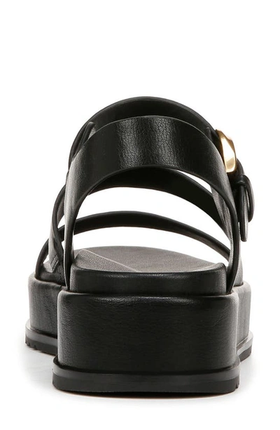 Shop 27 Edit Naturalizer Zizi Platform Sandal In Black Faux Leather
