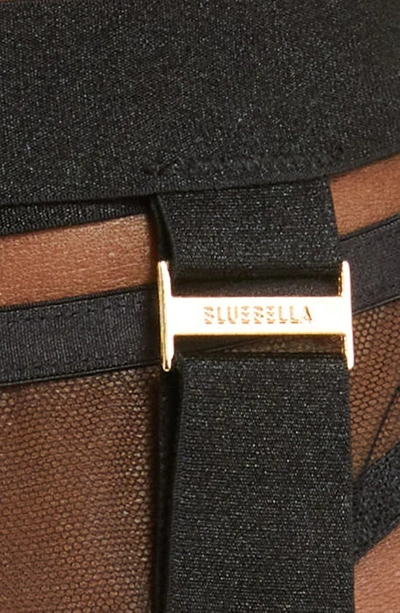 Shop Bluebella Trinity Harness Garter Belt In Black