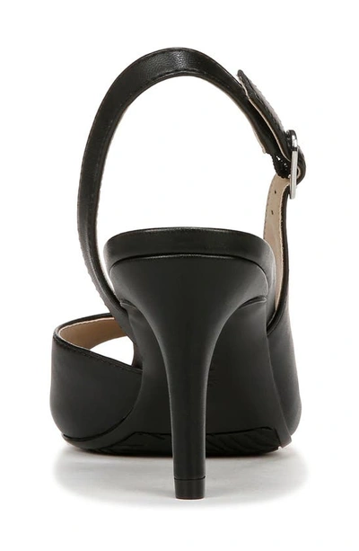 Lifestride Teller Womens Embossed Slingback Ankle Strap In Black