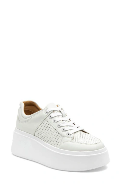 Shop J/slides Nyc Harlowe Platform Sneaker In White