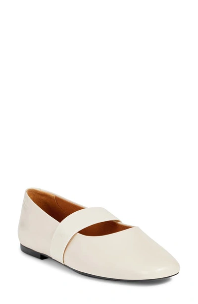 Shop Vagabond Shoemakers Jolin Mary Jane Flat In Off White