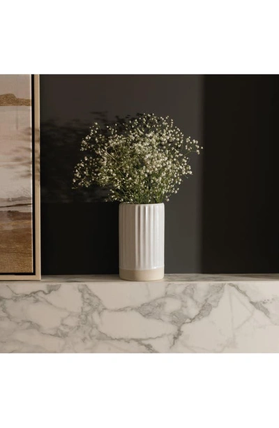 Fable The Large Vase In Speckled White