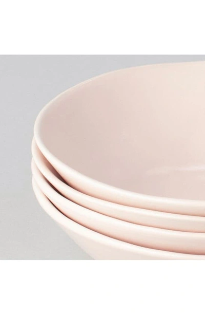 Fable The Pasta Set Of 4 Bowls In Blush Pink