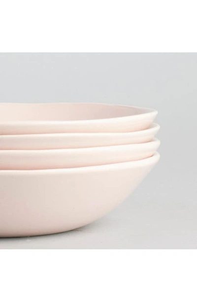 Fable The Pasta Set Of 4 Bowls In Blush Pink
