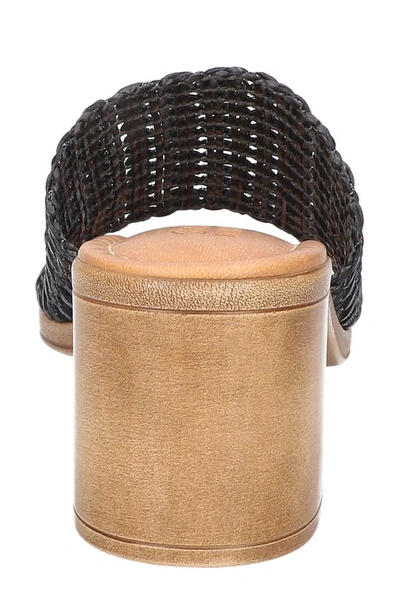 Bella Vita Eni-italy Slide Sandal In Black Woven