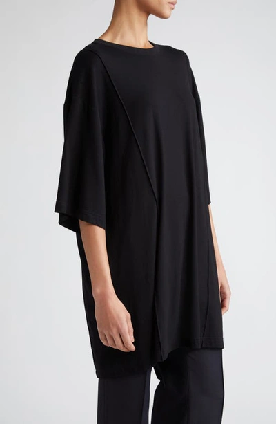 Shop Peter Do Creased Oversize T-shirt In Black