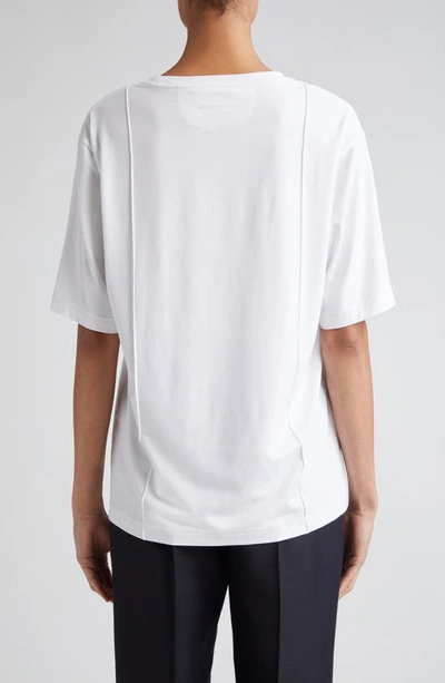 Shop Peter Do Creased Regular Fit T-shirt In White