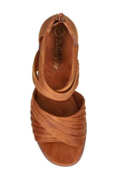 Bella Vita Women's Quinnell Block Heel Sandals In Tan
