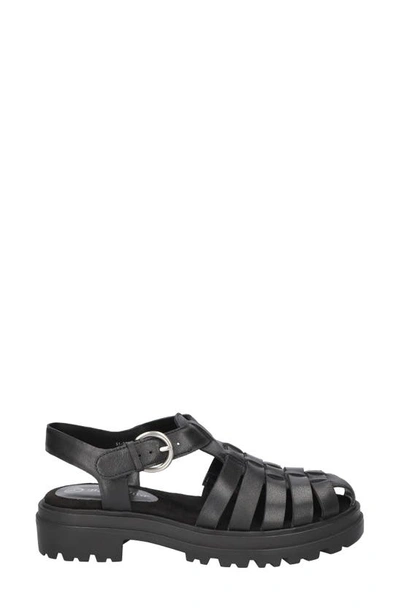 Bella Vita Sinclaire Womens Leather Strappy Gladiator Sandals In Black Leather