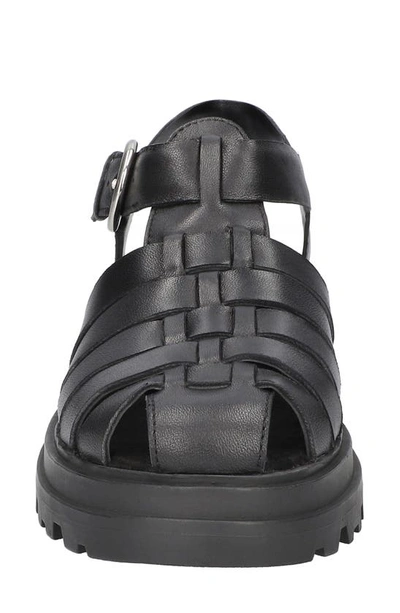 Bella Vita Sinclaire Womens Leather Strappy Gladiator Sandals In Black Leather