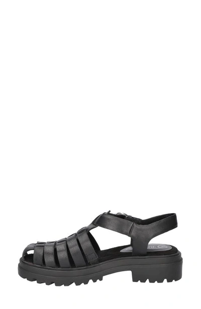 Bella Vita Sinclaire Womens Leather Strappy Gladiator Sandals In Black Leather