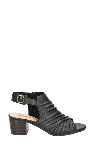 Shop Bella Vita Dayana Sandal In Black Leather