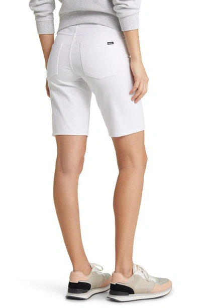 Hue Game Changing High Rise Bermuda Shorts In White