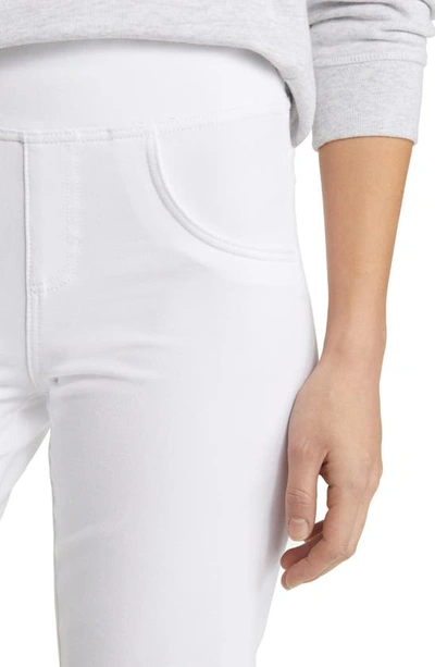 Hue Game Changing High Rise Bermuda Shorts In White