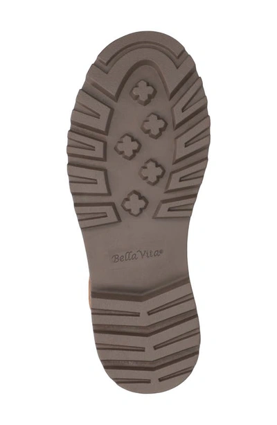 Bella Vita Women's Sinclaire Lug Sole Fisherman Sandals In Camel Burnished Leather
