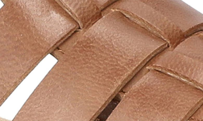 Bella Vita Women's Sinclaire Lug Sole Fisherman Sandals In Camel Burnished Leather