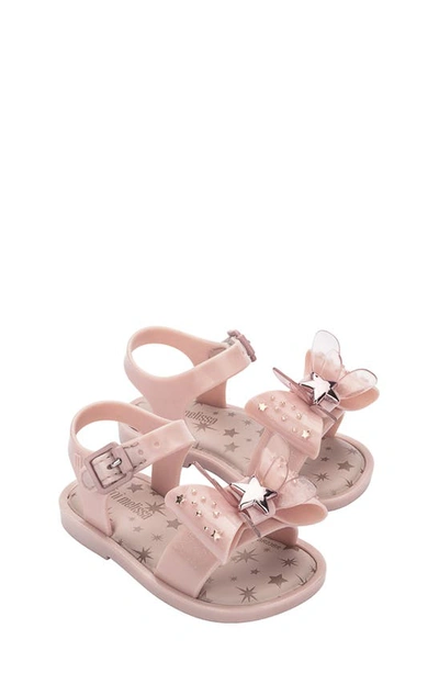 Shop Melissa Kids' Mini Mar Star Sandal In Pink Glitt