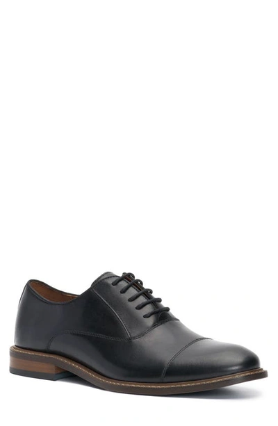 Shop Vince Camuto Loxley Cap Toe Oxford In Black