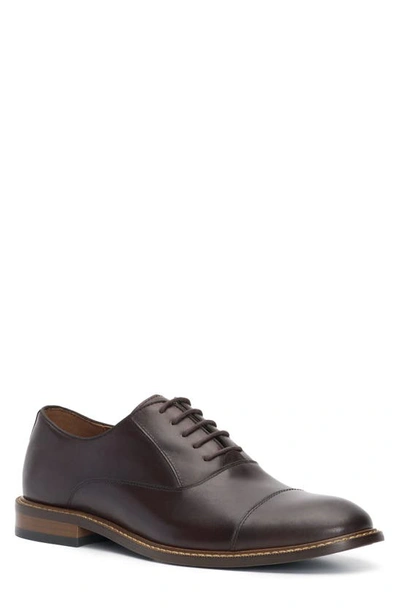 Shop Vince Camuto Loxley Cap Toe Oxford In Mocha