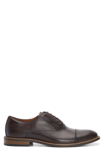 Shop Vince Camuto Loxley Cap Toe Oxford In Mocha